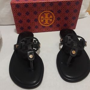 2 pairs Tory Burch Miller Sandals